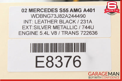 00-06 Mercedes W220 S55 AMG Front Right Keyless Go Entry Antenna Control Module