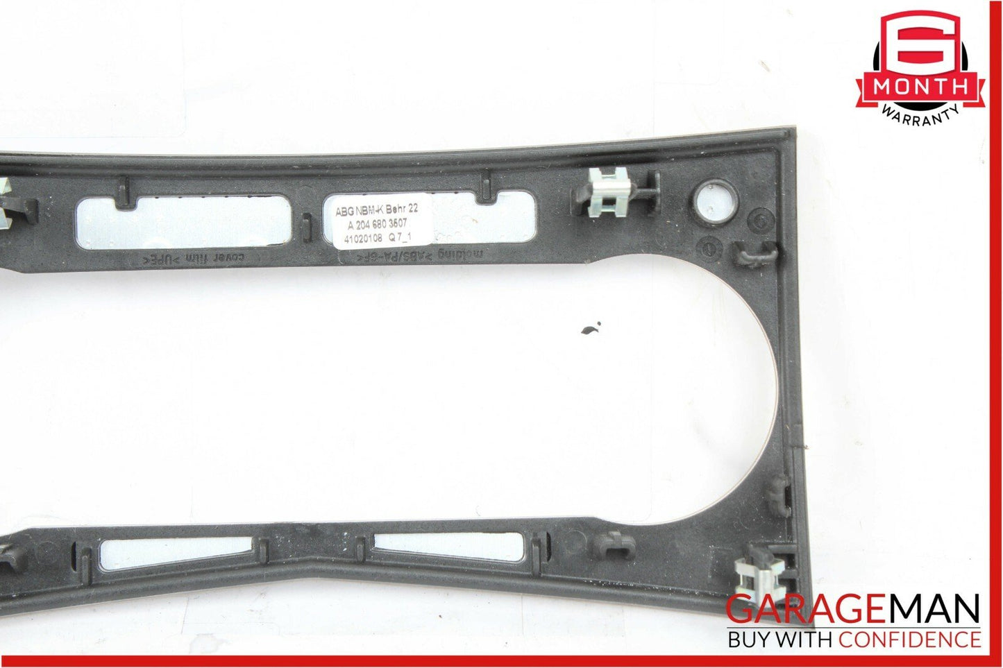 08-14 Mercedes W204 C300 AC A/C Climate Control Switch Trim Cover Wood Bezel