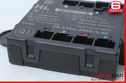 10-16 Mercedes W212 E350 Rear Left Driver Side Door Control Module 2129003906