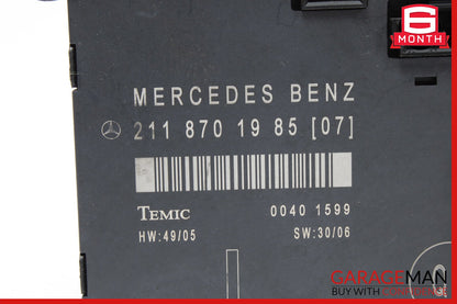 03-09 Mercedes W211 E63 E550 Front Left Driver Side Door Control Module OEM