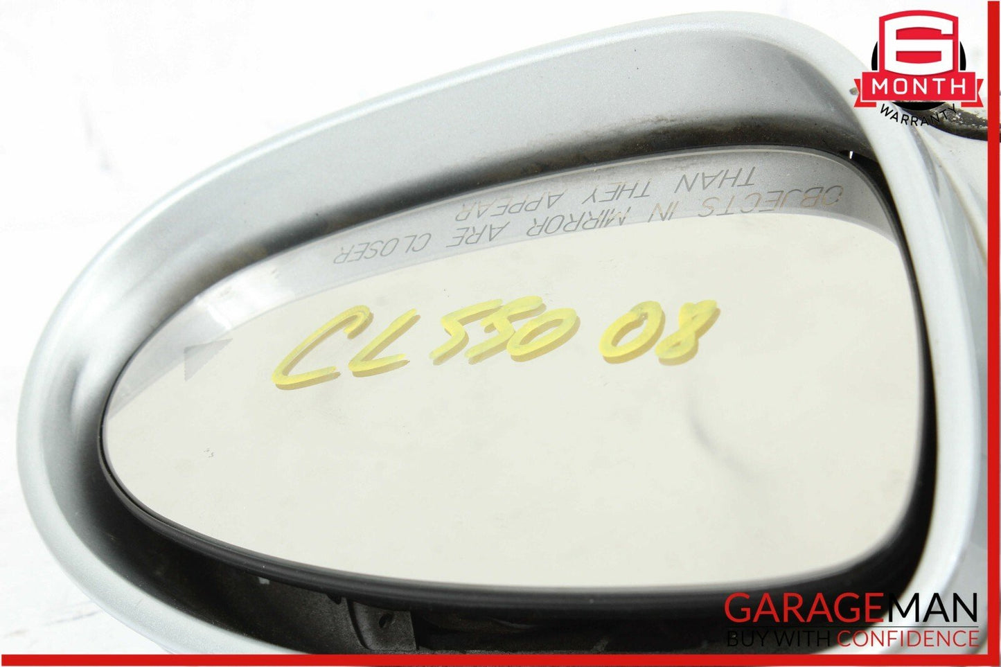 07-09 Mercedes W216 CL550 CL600 Front Right Side Mirror Door Rear View Silver