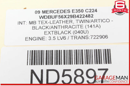 07-09 Mercedes W211 E350 Front Left or Right Door Audio Sound Speaker OEM
