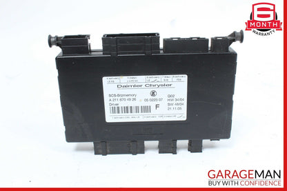 03-13 Mercedes W251 R500 4MATIC Seat Control Module Front Left 2118704926 OEM
