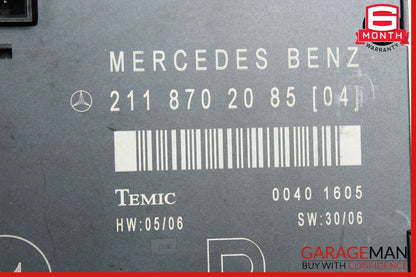 03-09 Mercedes W211 E350 E500 E550 Front Right Passenger Door Control Module OEM