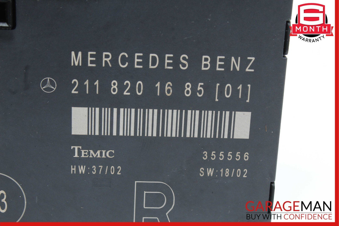 03-09 Mercedes W211 E320 E550 E63 AMG Front Right Side Door Control Module Unit