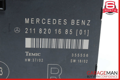 03-09 Mercedes W211 E320 E550 E63 AMG Front Right Side Door Control Module Unit