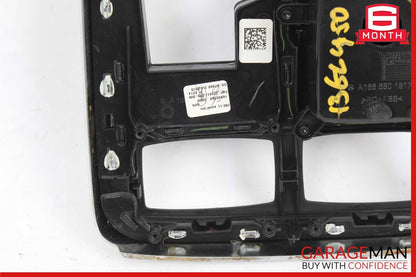 12-19 Mercedes X166 GL450 ML400 GLS550 Center Console Bezel Trim Black OEM