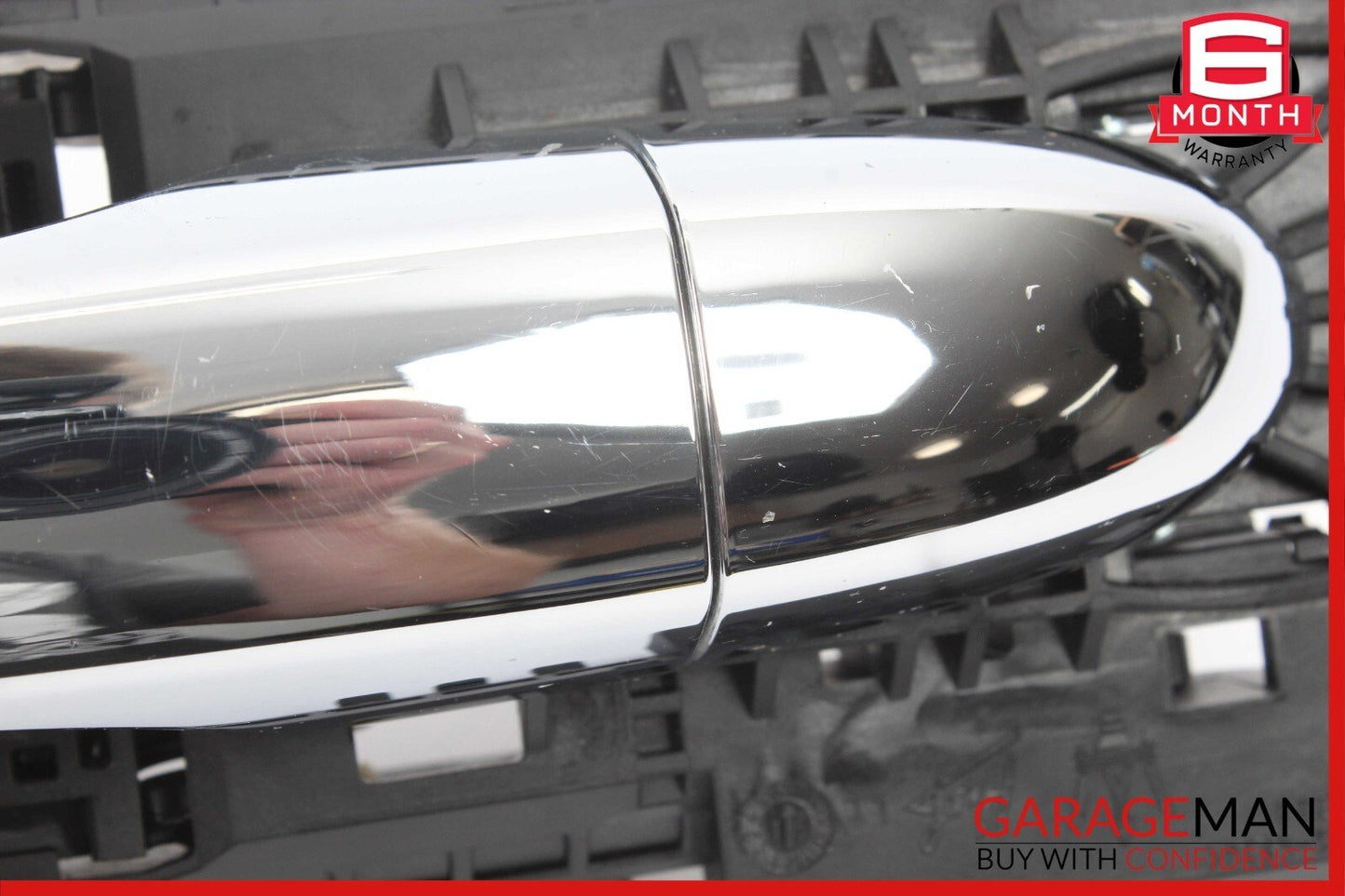 14-17 Maserati Ghibli Rear Left Exterior Door Handle Assembly Silver