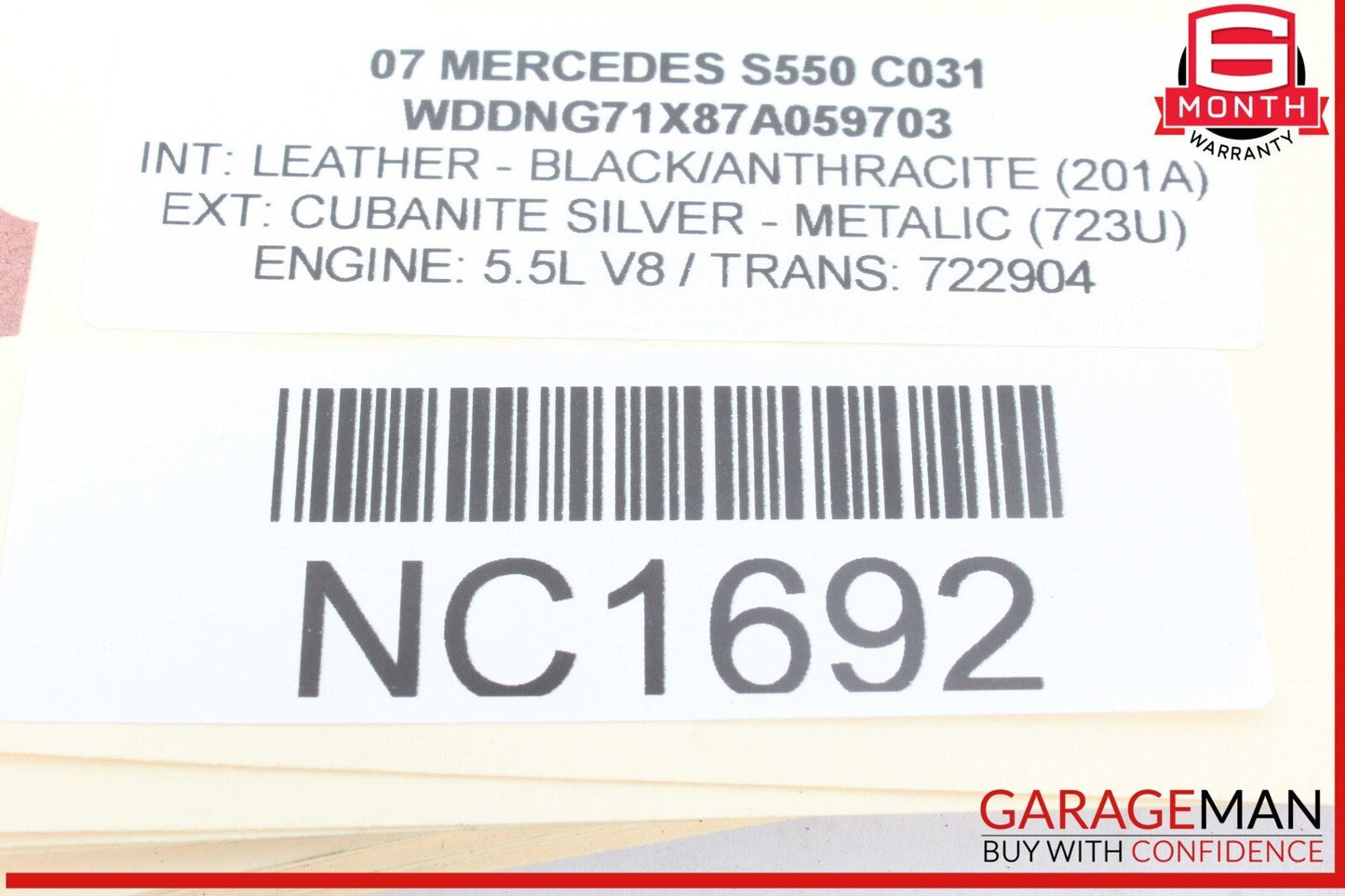 07-14 Mercedes W221 S550 CL550 Front Left Driver Seat Control Memory Switch OEM