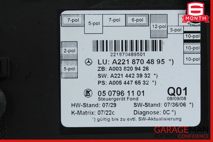 07-13 Mercedes W221 S550 S400 Rear Right or Left Side Door Control Module OEM