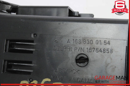 98-05 Mercedes W163 ML320 Front Left Side Dashboard A/C AC Air Vent Grille OEM