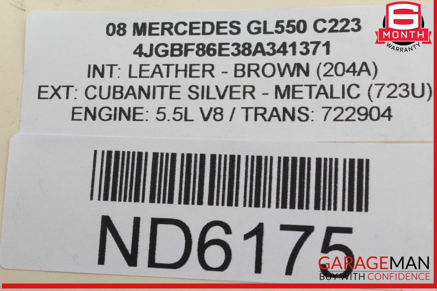 06-20 Mercedes X164 GL550 Airmatic Air Pneumatic Suspension Valve Block OEM