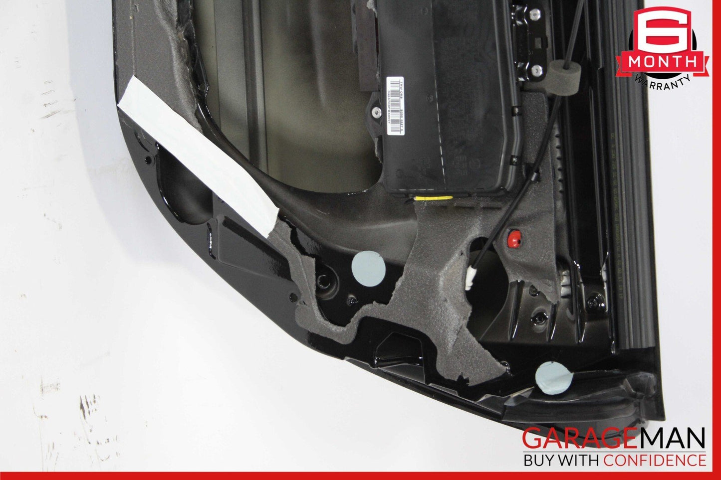03-12 Mercedes R230 SL550 Front Right Side Exterior Door Shell Frame Panel Black