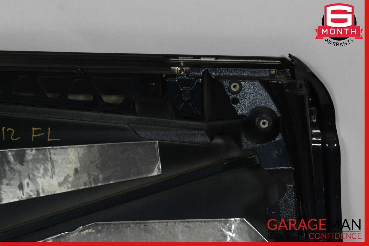 10-16 Porsche Panamera 970 Front Left Side Exterior Door Shell Frame Dark Blue
