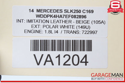 10-20 Mercedes R172 SLK250 E350 Front Left Window Regulator Motor 2078200542 OEM
