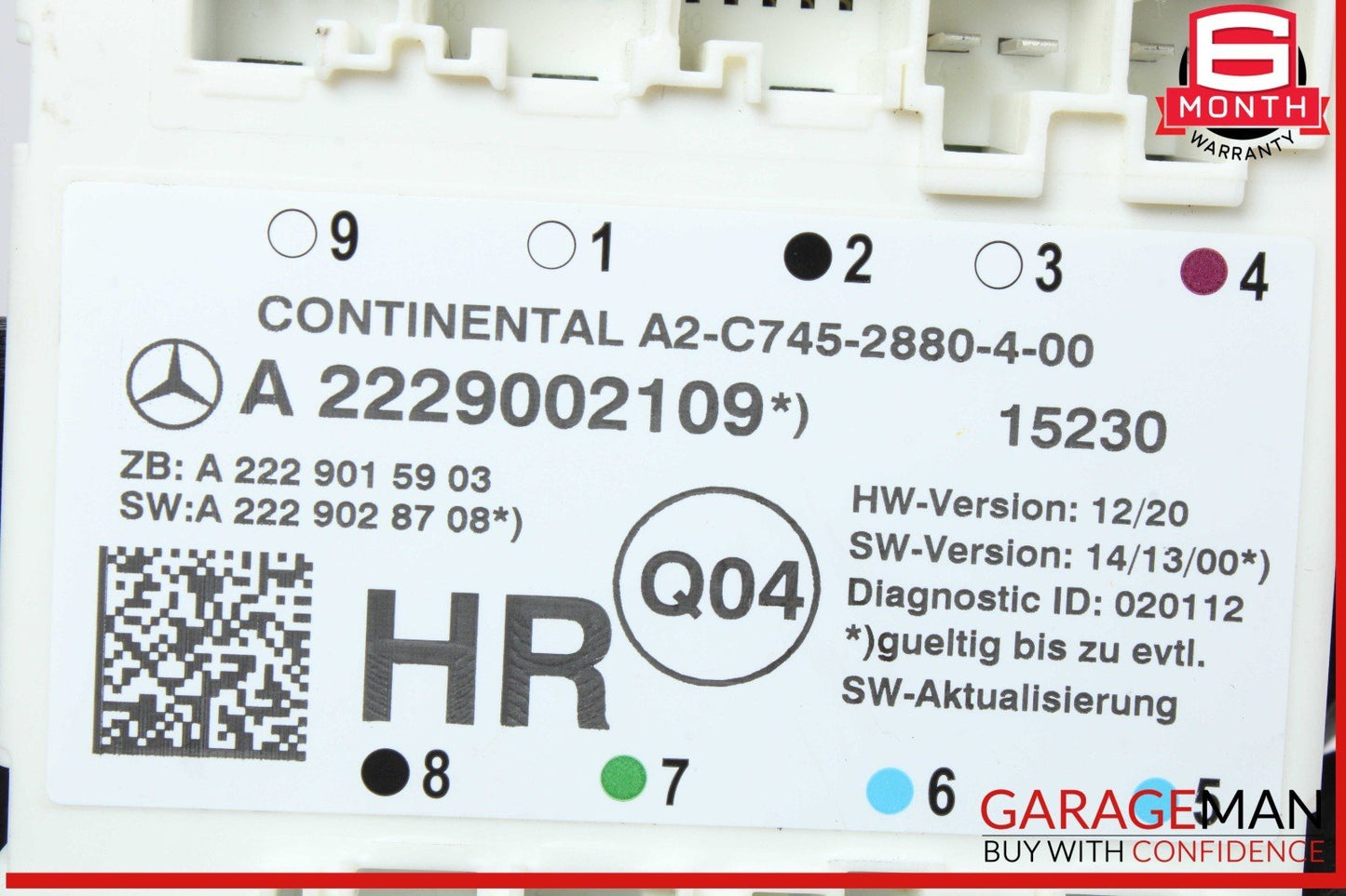 15-23 Mercedes W205 C300 C400 Rear Right Side Door Control Module Unit OEM