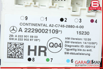 15-23 Mercedes W205 C300 C400 Rear Right Side Door Control Module Unit OEM