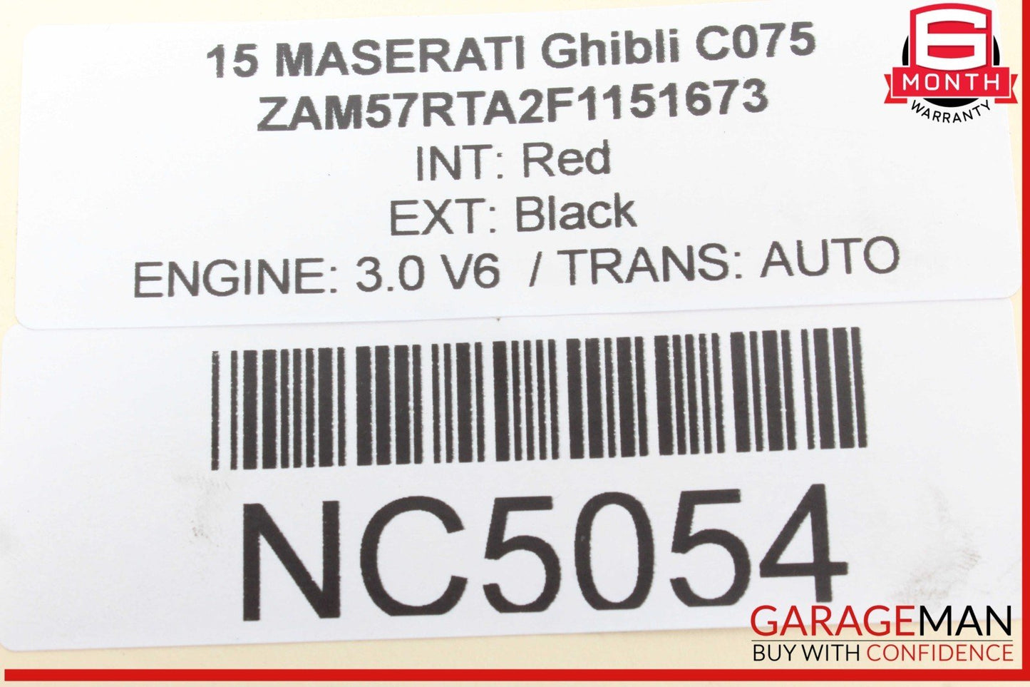 14-17 Maserati Ghibli Rear Left Driver Side Exterior Door Handle Assembly OEM