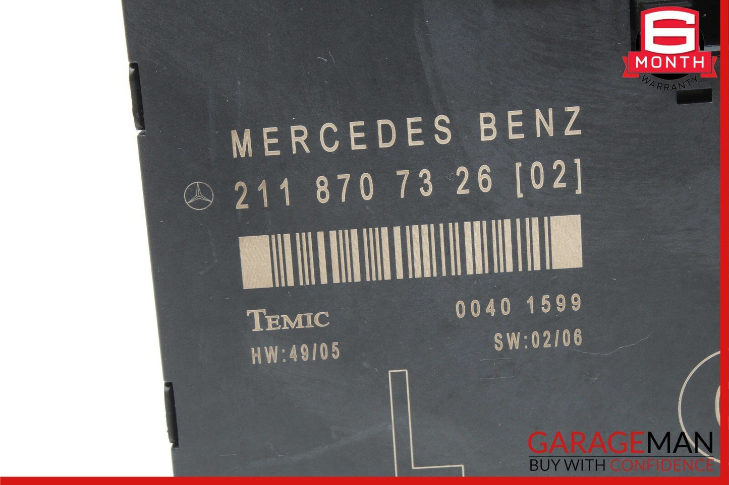 03-09 Mercedes W211 E350 E320 E63 AMG Front Left Side Door Controller Module OEM