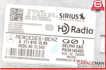 09-13 Mercedes W211 E350 Sirius Satellite Radio Receiver 1718701589 OEM