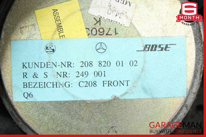 98-03 Mercedes W208 CLK320 Front Left & Right Side Door Sound Audio Speaker Set