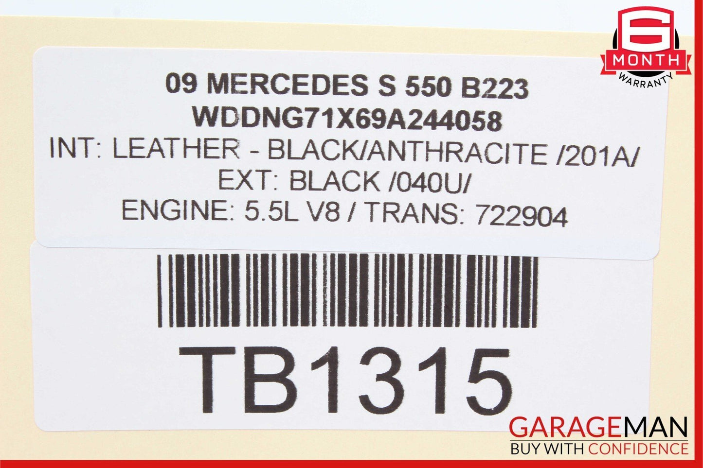 07-14 Mercedes S550 S350 CL600 Front Right Side RWD Spindle Knuckle Hub Bearing