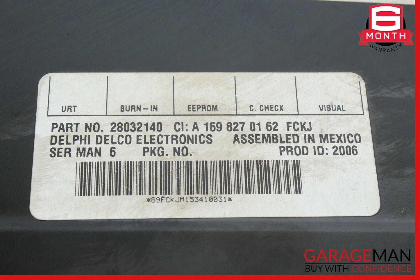 03-09 Mercedes W211 E350 4MATIC Sirius Satellite Radio Receiver Module OEM