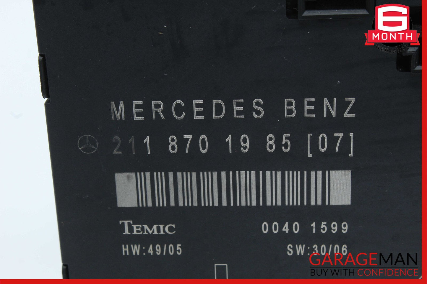 03-09 Mercedes W211 E350 E550 Front Left Driver Side Door Control Module OEM