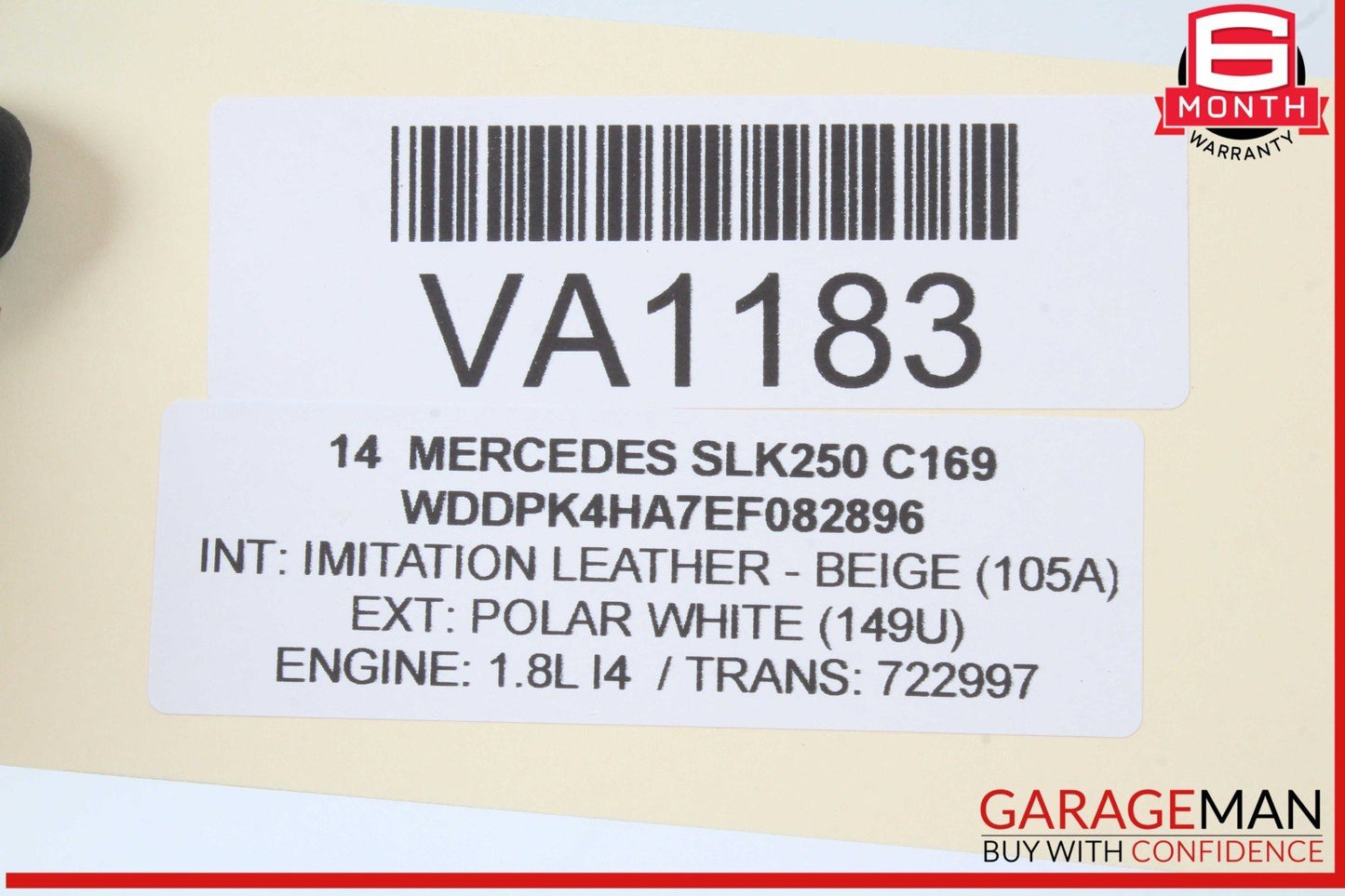 12-20 Mercedes R172 SLK250 SLC43 AMG Front Dashboard A/C Air Vent Grille Trim