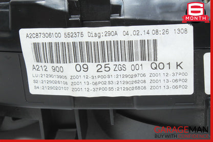 14-16 Mercedes W207 E350 E550 Coupe Instrument Cluster Speedometer OEM