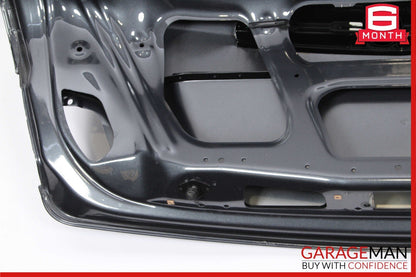 10-13 Mercedes W207 E350 Coupe Rear Trunk Lid Deck Shell Panel Tenorite Grey