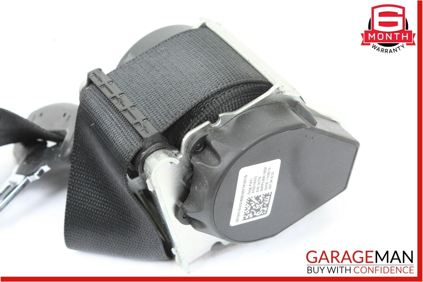 14-17 Maserati Ghibli Rear Right or Left Side Seatbelt Seat Belt Retractor Black
