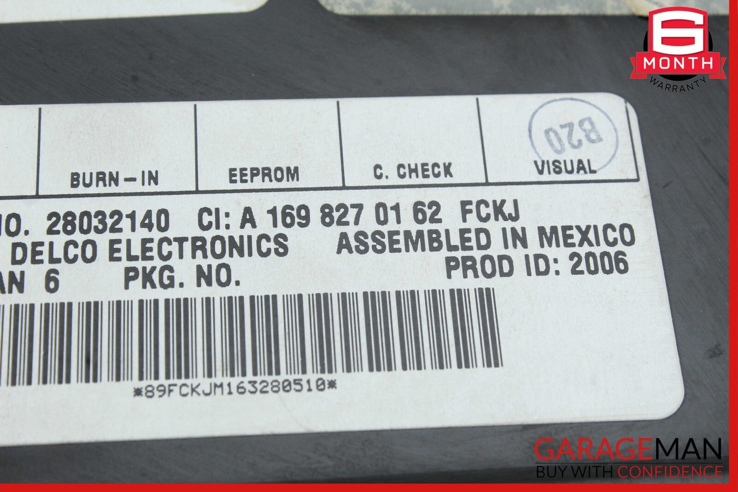 03-09 Mercedes E350 GL450 E63 AMG Sirius Satellite Radio Receiver Module Unit