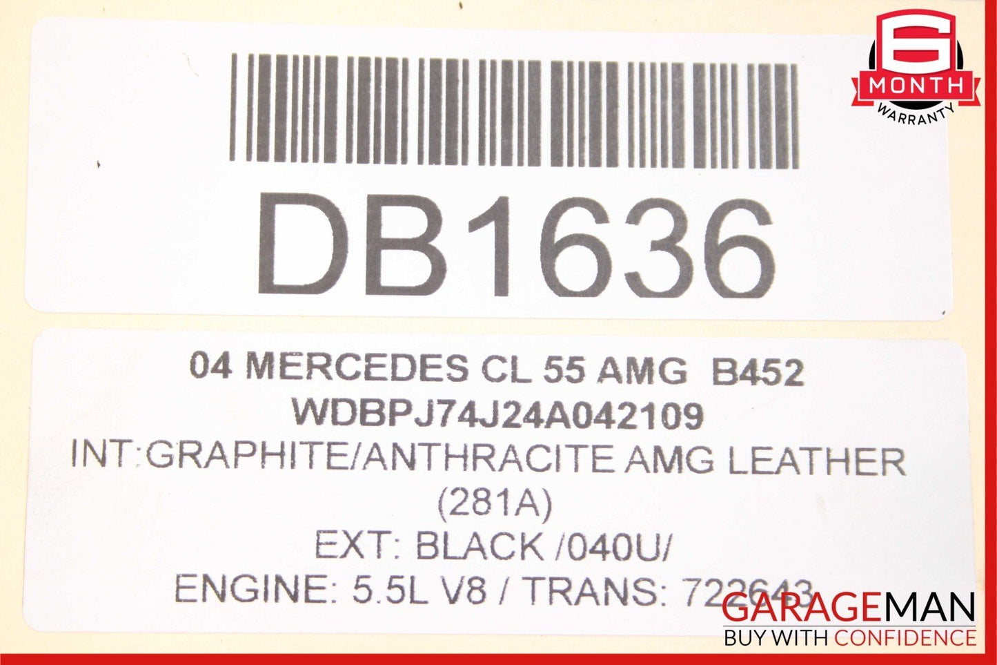 03-05 Mercedes W215 CL55 S55 AMG Rear Differential Diff  Axle Carrier OEM