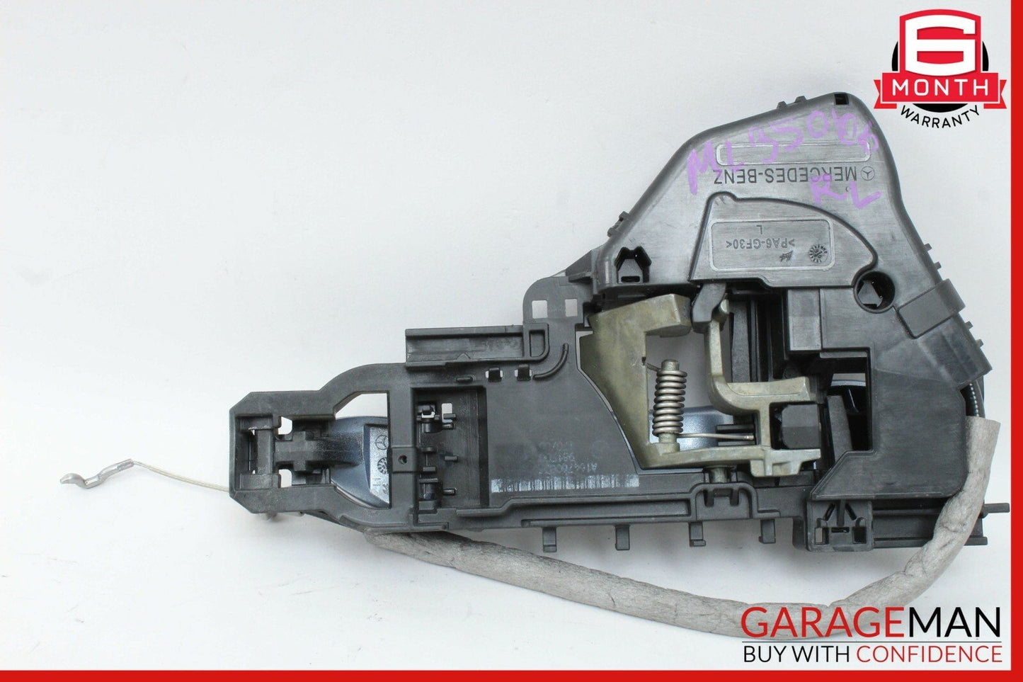 06-12 Mercedes X164 GL450 ML450 Rear Left Driver Side Exterior Door Handle Blue