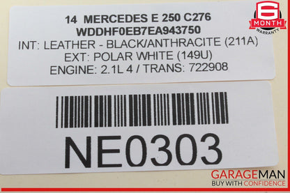 13-20 Mercedes W212 E250 SL550 ML400 Keyless Go Entry Control Module OEM