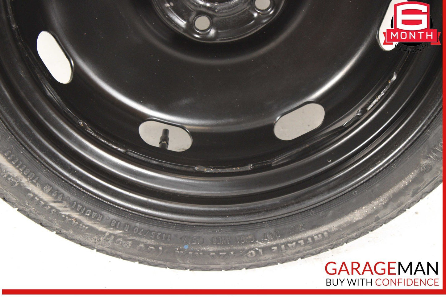 15-20 Audi A3 Emergency Spare Tire Wheel T125/70 R18 OEM