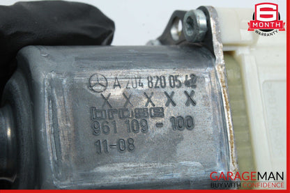 08-14 Mercedes W204 C250 C350 Rear Left Side Door Window Regulator Motor OEM
