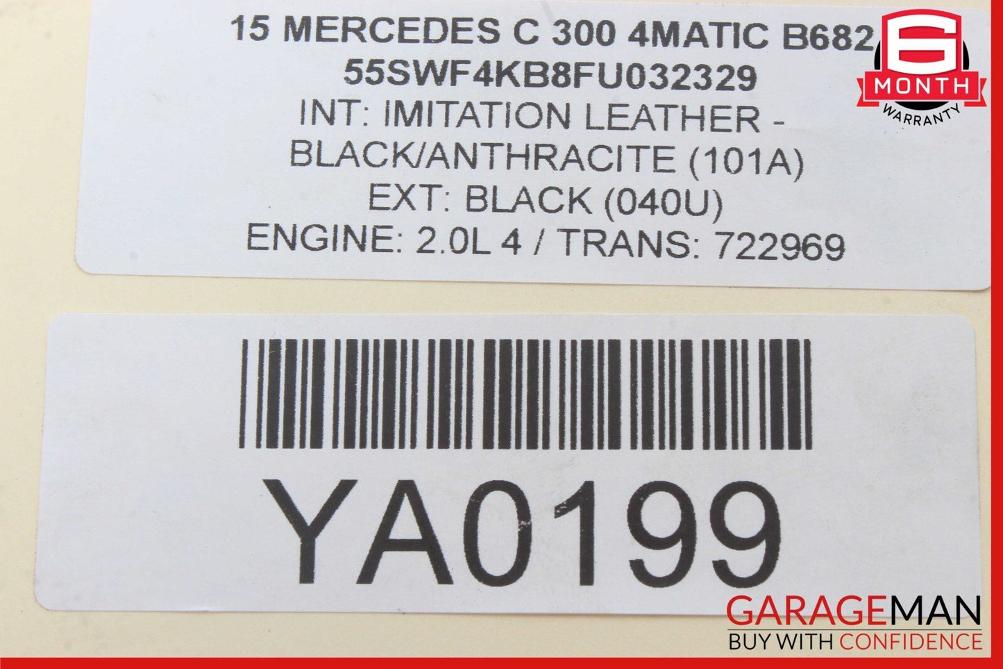 15-20 Mercedes W205 C300 SLC300 GLA250 M274 Throttle Body 2701410025 OEM