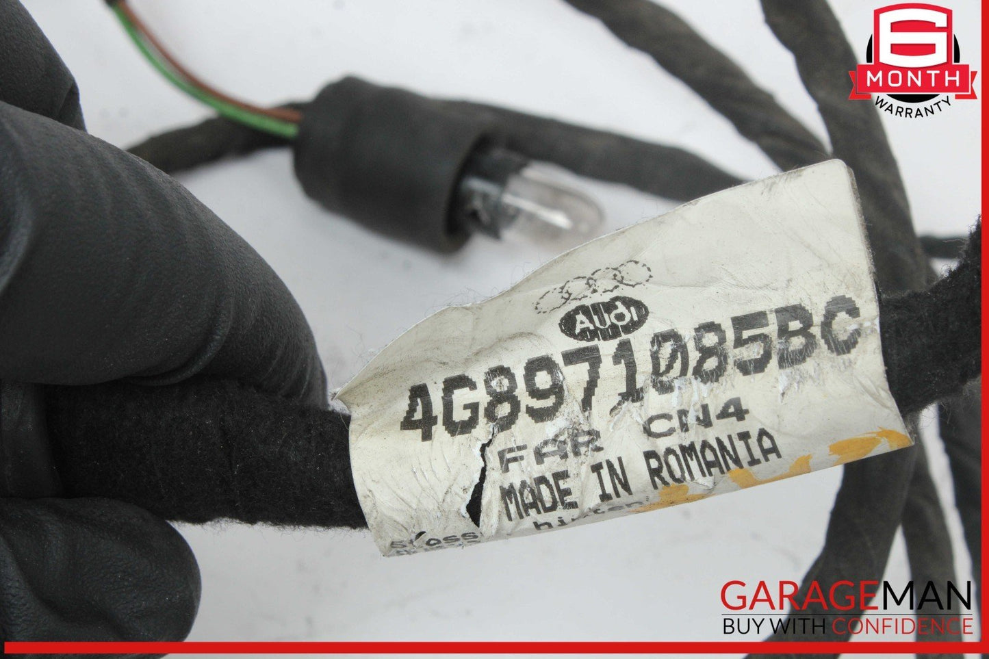 12-18 Audi A7 Quattro Rear Bumper Wiring Harness w/ Park Assist PDC Sensors OEM