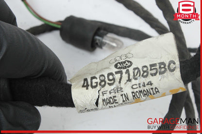 12-18 Audi A7 Quattro Rear Bumper Wiring Harness w/ Park Assist PDC Sensors OEM