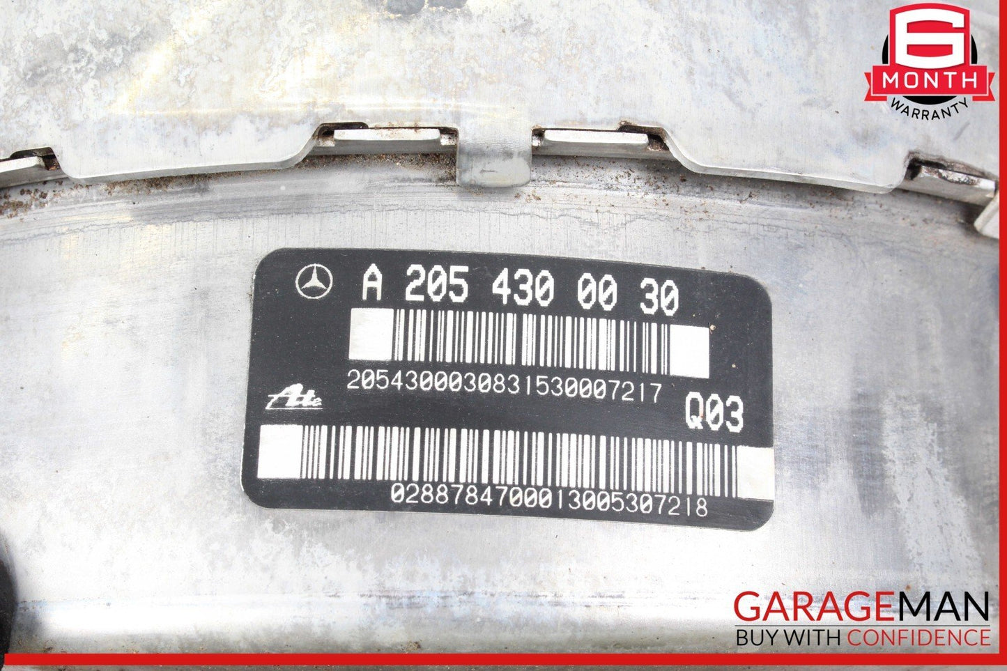 15-18 Mercedes W205 C300 C400 Master Cylinder Power Brake Booster OEM