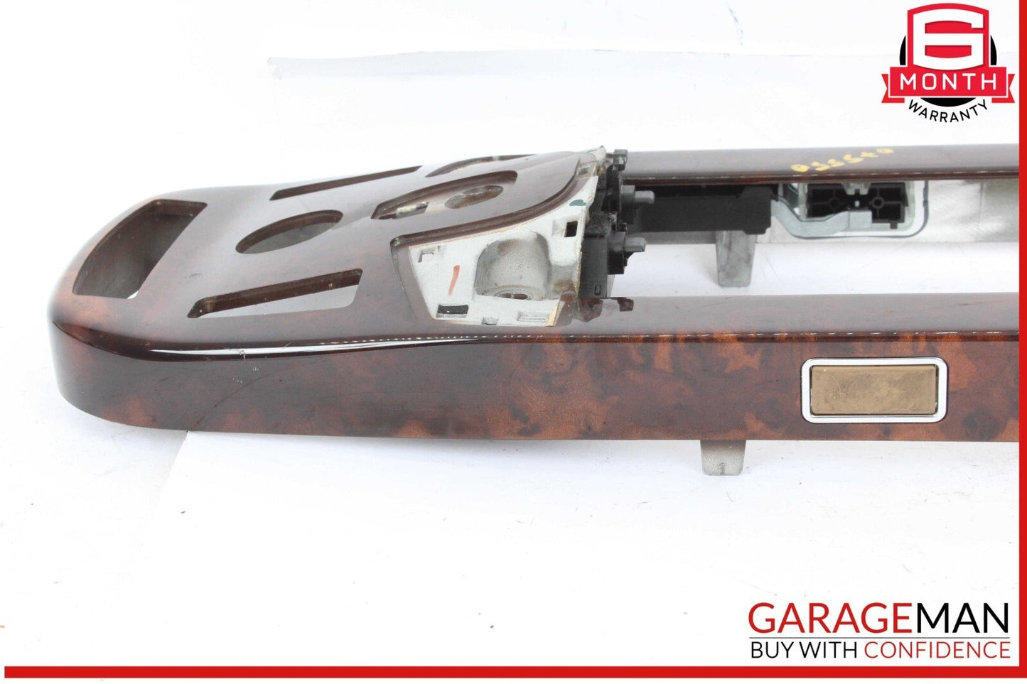 07-09 Mercedes W221 S550 CL600 Center Console Trim Bezel Wood 2216800234 OEM