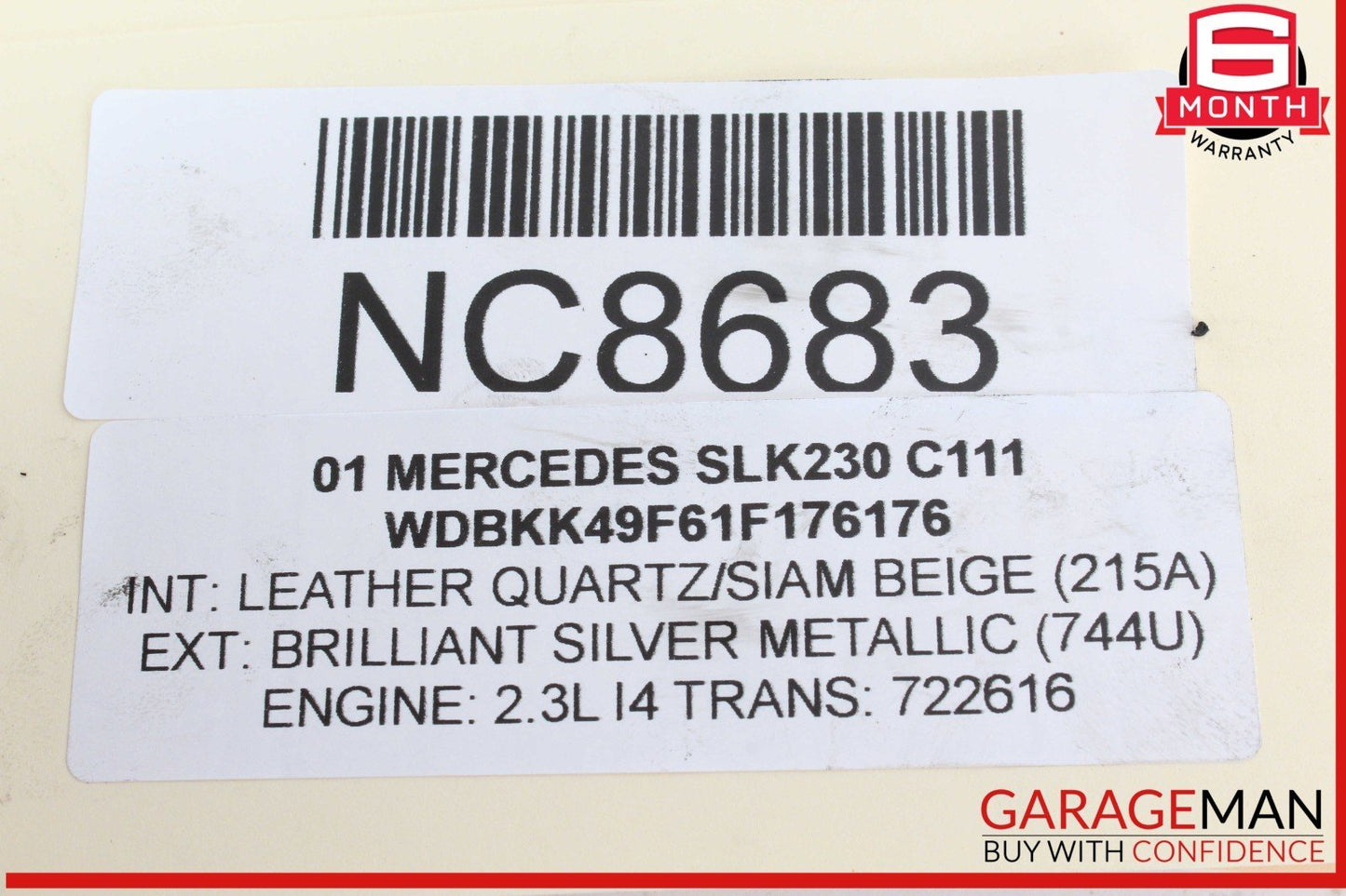 97-03 Mercedes R170 SLK230 CLK430 CLK55 Power Steering Gear Box 1244610805 OEM