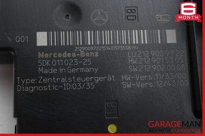 10-18 Mercedes E350 CLS400 Rear Fuse Relay Box SAM Signal Acquisition Assembly