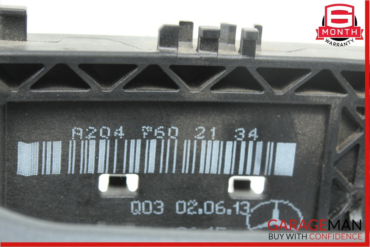 08-14 Mercedes W204 C250 Rear Left Driver Side Exterior Door Handle Gray OEM
