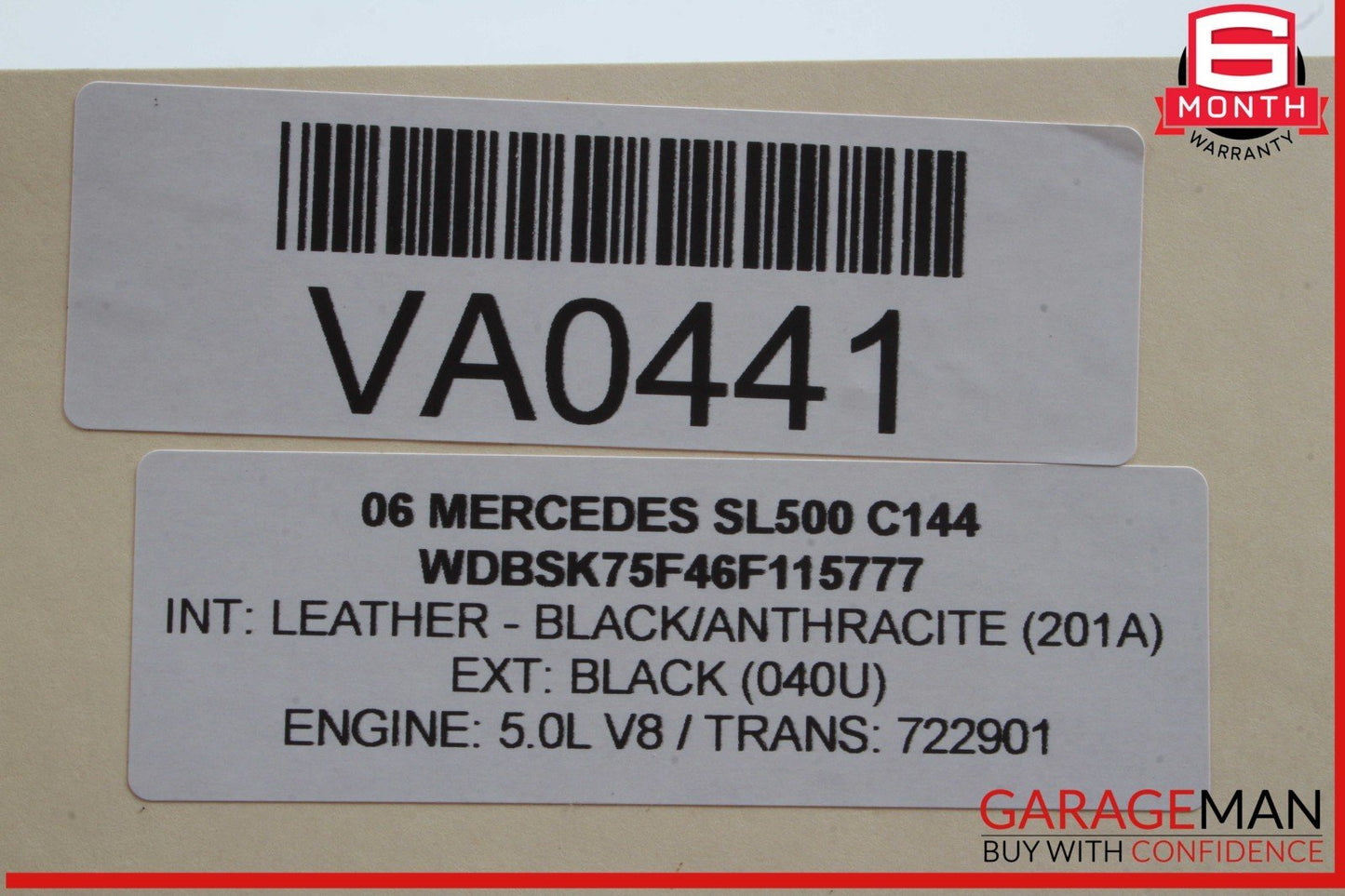 05-11 Mercedes R230 SL500 SLK280 C350 E350 Rear Trunk Navigator GPS Antenna OEM