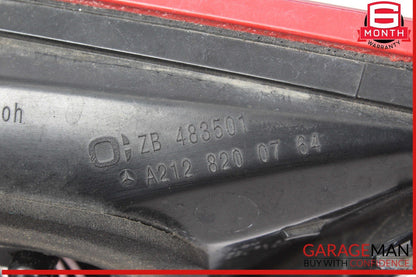 10-13 Mercedes W212 E350 Rear Left Driver Side Inner Tail Light Lamp OEM