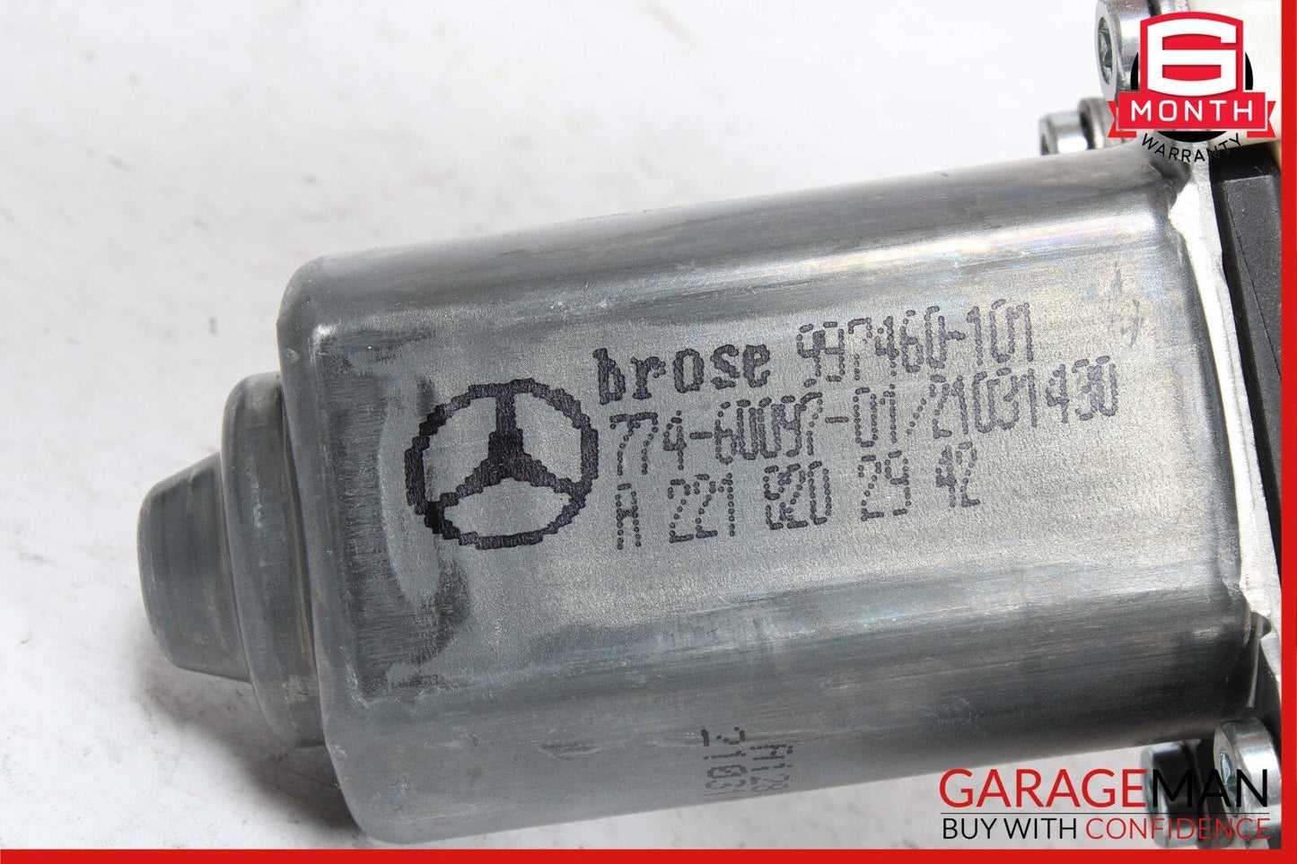 07-13 Mercedes W221 S550 S63 AMG Rear Left Side Door Window Regulator Motor OEM