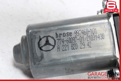 07-13 Mercedes W221 S550 S63 AMG Rear Left Side Door Window Regulator Motor OEM